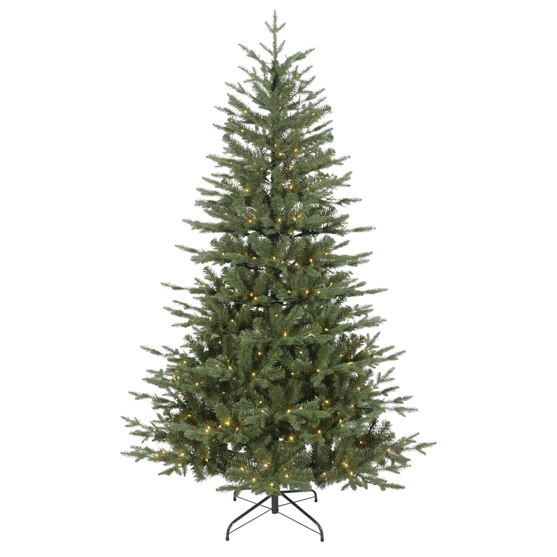 Sealey DH80 Dellonda Pre-Lit Hinged Christmas Tree with 190 Warm White LED Lights 5ft(150cm)