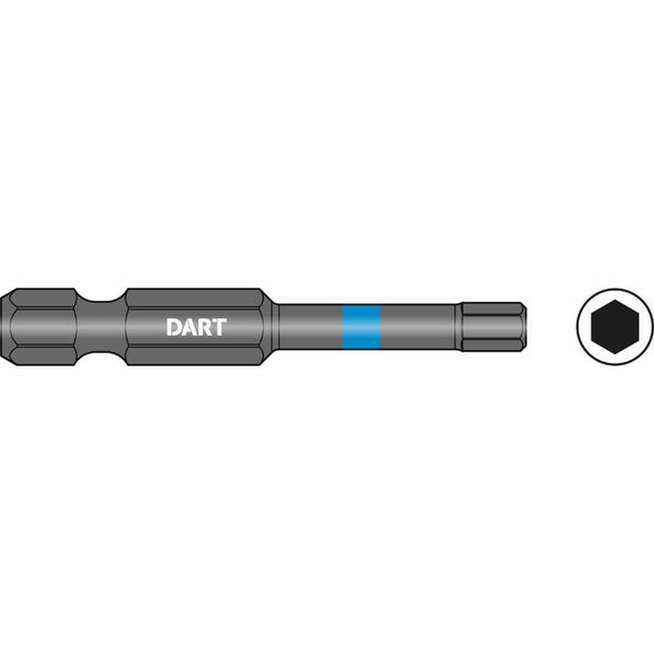 DART DI50SQ3-10  Square No.3 50mm Impact Driver Bit - Pack 10
