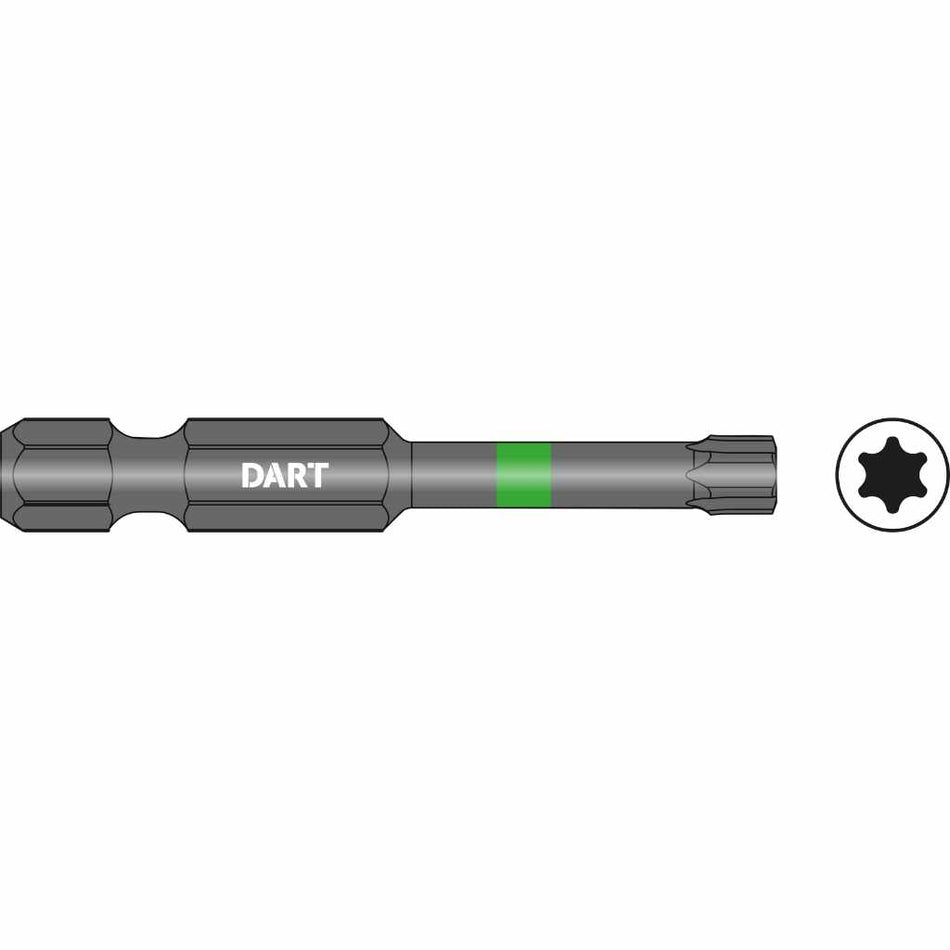 DART DI50T15-10  T15 50mm Impact Driver Bit - Pack 10