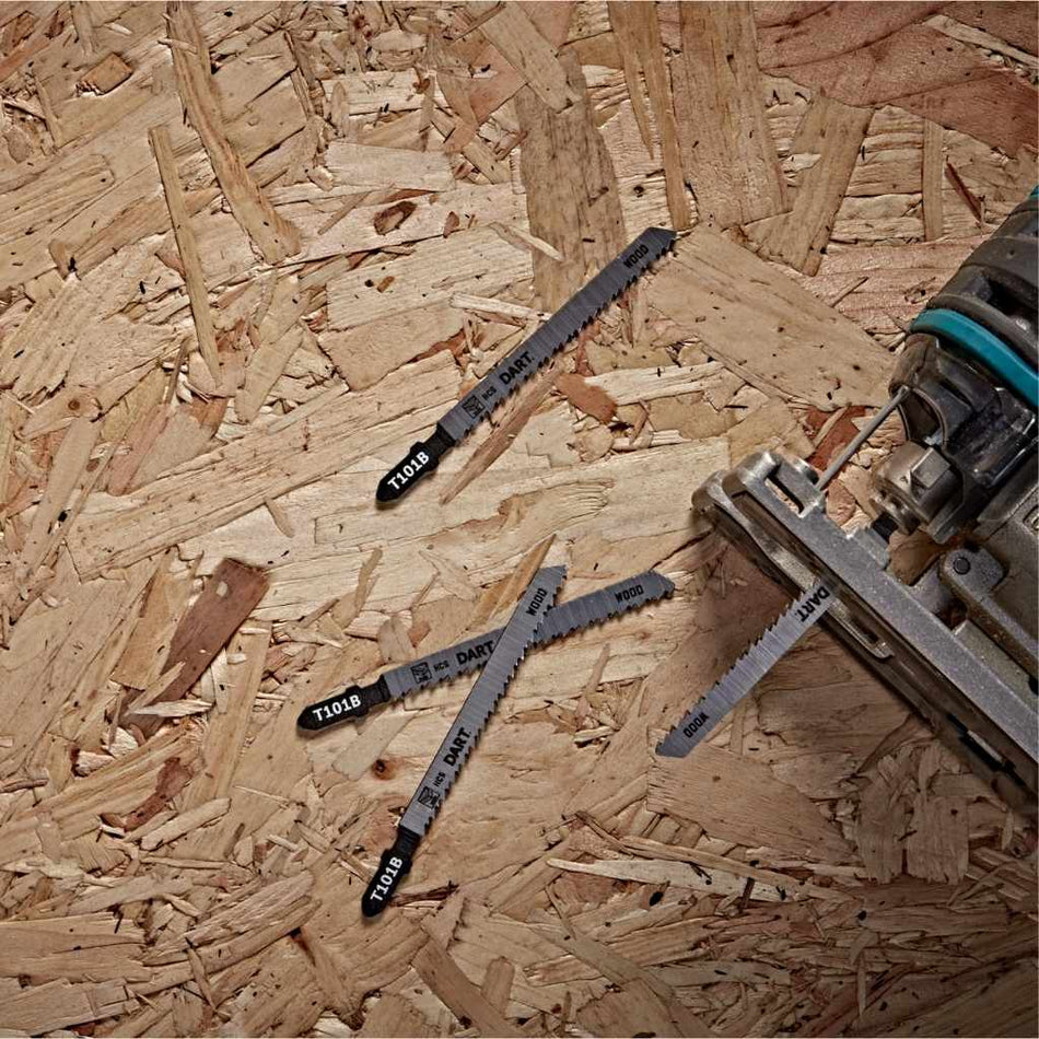 DART DJB11  T101B Wood Cutting Jigsaw Blade - Pk 5