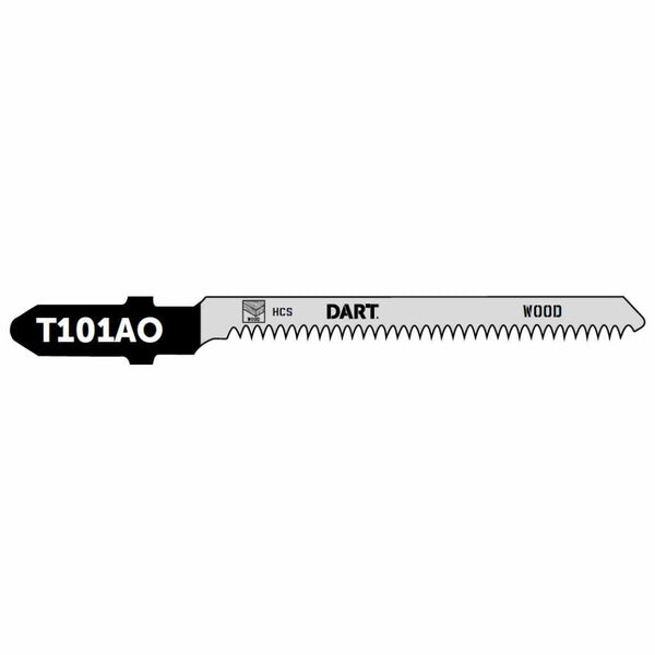 DART DJB15  T101AO Wood Cutting Jigsaw Blade - Pk 5