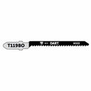 DART DJB18  T119BO Wood Cutting Jigsaw Blade - Pk 5