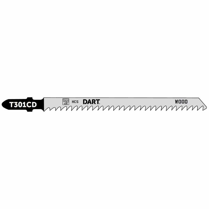 DART DJB19  T301CD Wood Cutting Jigsaw Blade - Pk 5