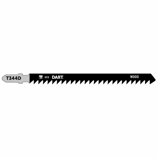 DART DJB21  T344D Wood Cutting Jigsaw Blade - Pk 5