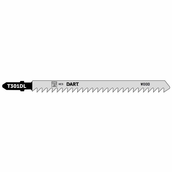 DART DJB22  T301DL Wood Cutting Jigsaw Blade - Pk 5