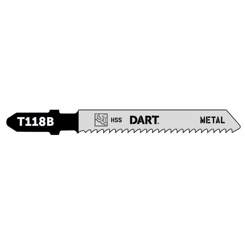 DART DJB32  T118B Metal Cutting Jigsaw Blade - Pk 5