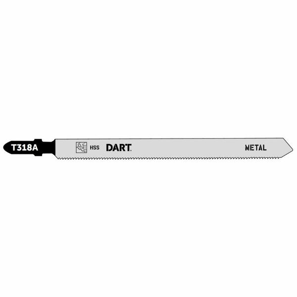 DART DJB33  T318A Metal Cutting Jigsaw Blade - Pk 5