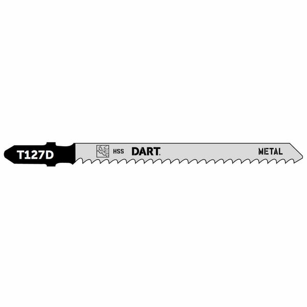 DART DJB34  T127D Metal Cutting Jigsaw Blade - Pk 5