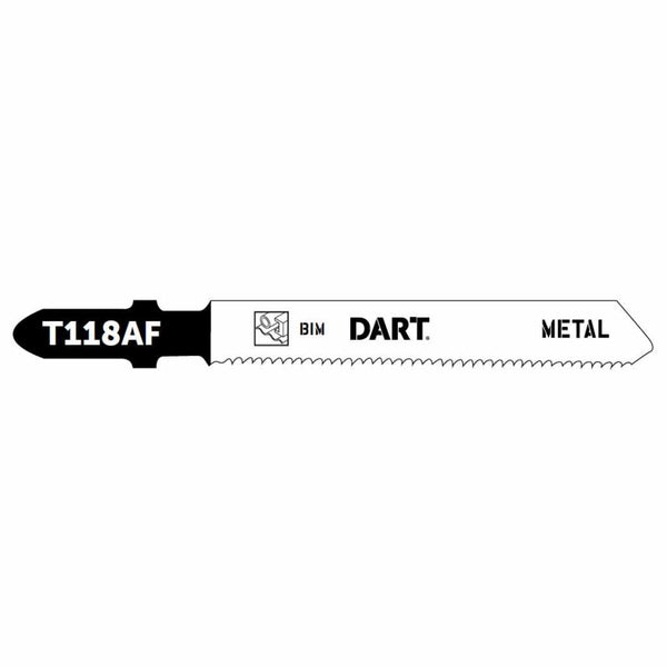DART DJB35  T118AF Metal Cutting Jigsaw Blade - Pk 5