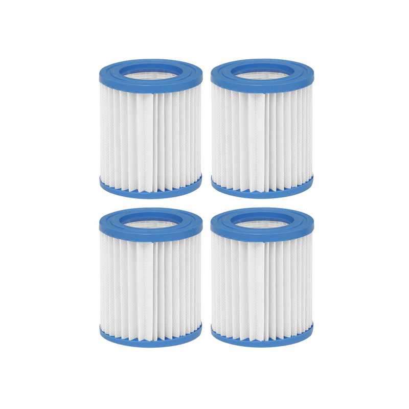 Sealey DL111 Dellonda Swimming Pool Filter Cartridge - Pack of 4