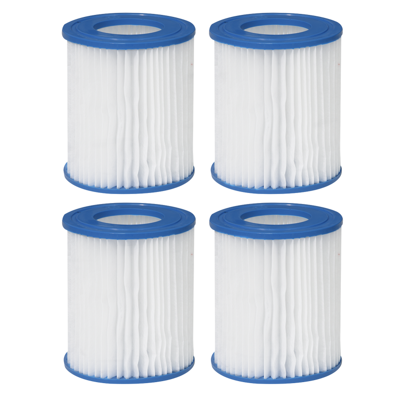 Sealey DL116 Dellonda Swimming Pool Filter Cartridge - Pack of 4