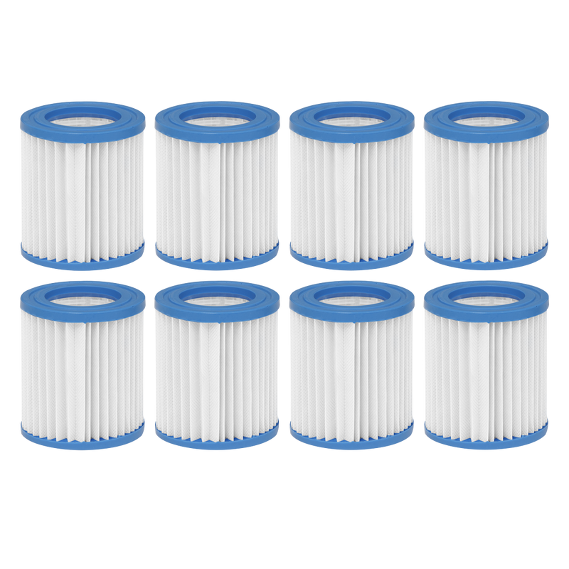 Sealey DL117 Dellonda Swimming Pool Filter Cartridge - Pack of 8