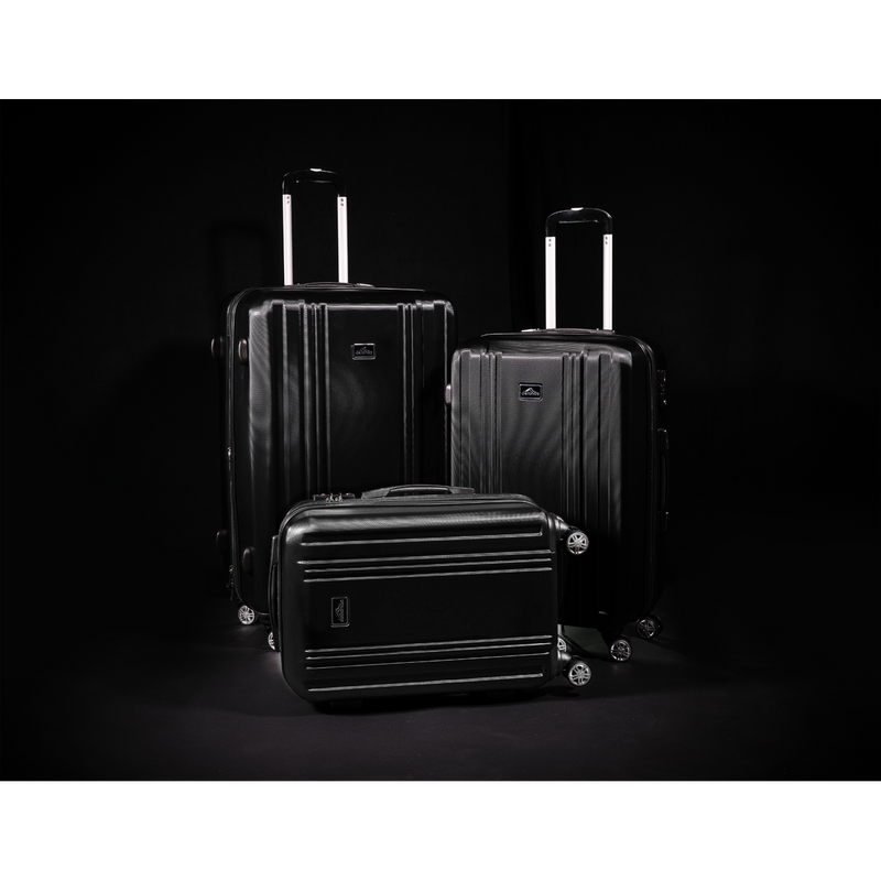 Sealey DL11 Dellonda Lightweight ABS Luggage Set with TSA Lock - Black