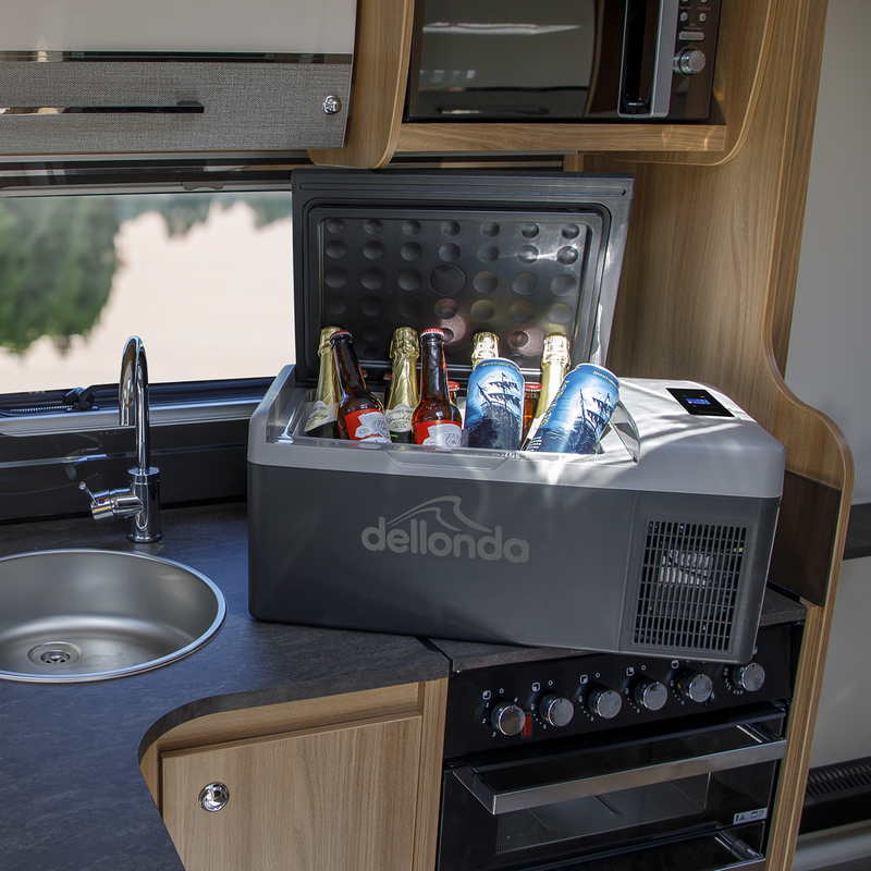 Dellonda DL12  Portable Fridge Freezer/Cool Box with LED Display 15L