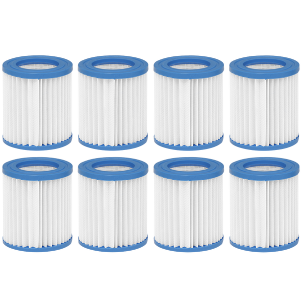 Sealey DL122 Dellonda Swimming Pool Filter Cartridge - Pack of 8