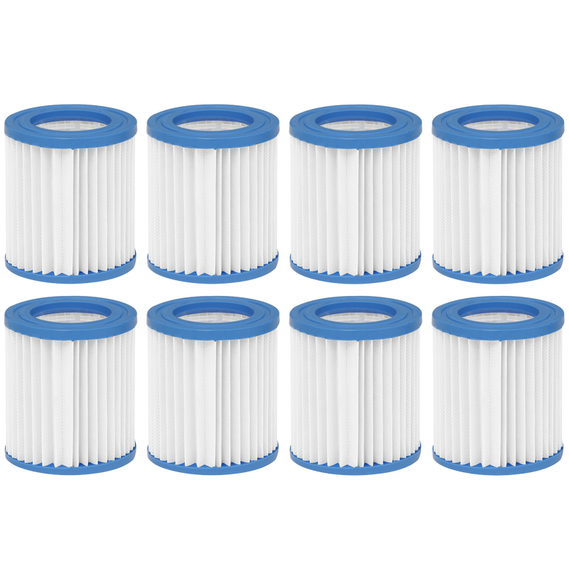 Sealey DL122 Dellonda Swimming Pool Filter Cartridge - Pack of 8