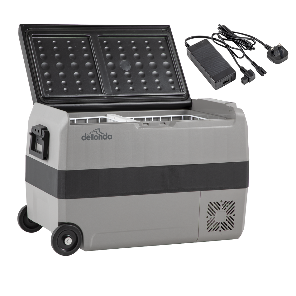 Dellonda DL132  Portable Fridge Freezer/Cool Box with LED Display & AC/DC 230V Adaptor 50L