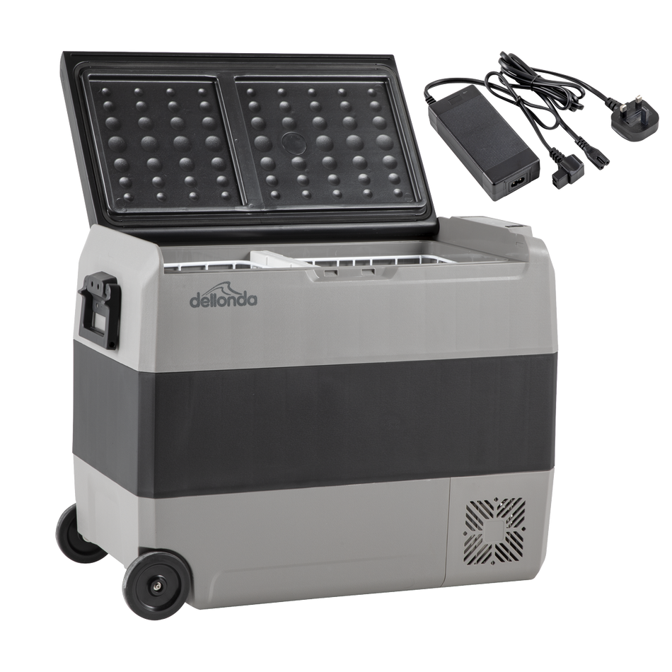 Dellonda DL133  Portable Fridge Freezer/Cool Box with LED Display & AC/DC 230V Adaptor 60L