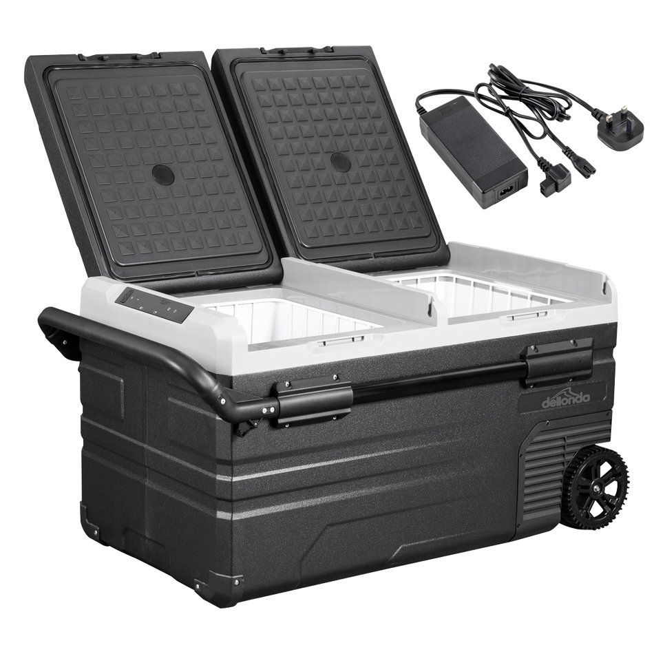Dellonda DL134  Portable Fridge Freezer/Cool Box with LED Display & AC/DC 230V Adaptor 75L