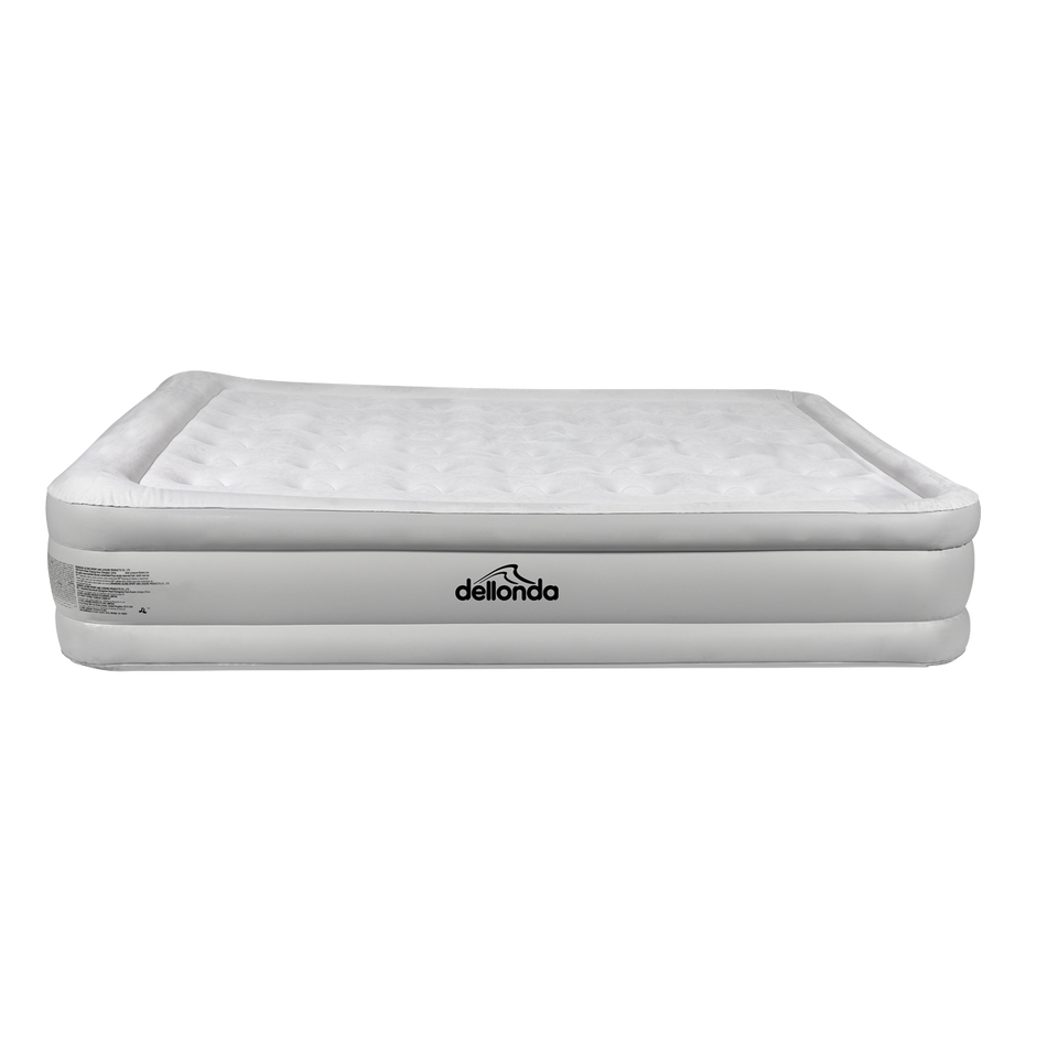 Dellonda DL145  Raised Air Bed with Removable Electric Pump & Storage Bag - Queen