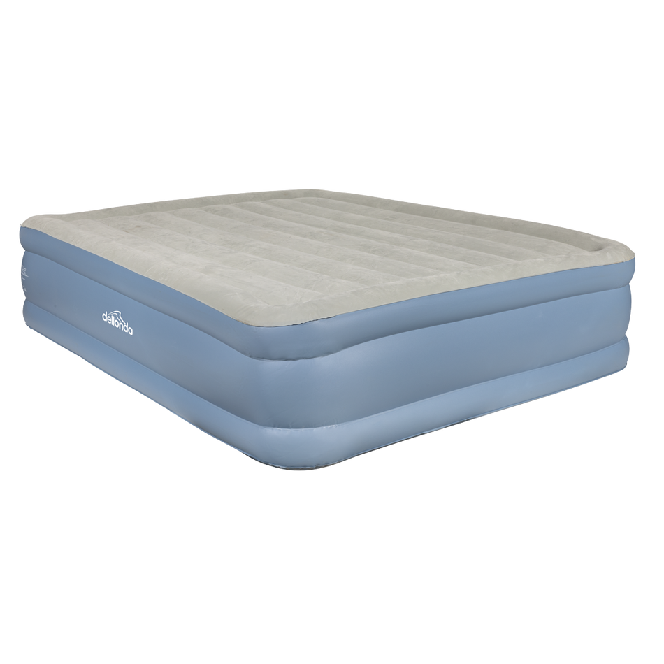 Dellonda DL147  Raised Air Bed with Built-in Electric Pump & Storage Bag - Queen