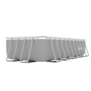 Dellonda DL150  Deluxe Steel Frame Rectangular Swimming Pool with Step Ladder & Filter Pump 21ft