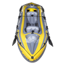 Dellonda DL155  Inflatable 2-Person Kayak/Canoe Set with Pump, Carry Bag & 2 Oars - Blue/Yellow/White