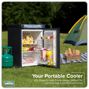 Dellonda DL158  3-Way Fridge 40L