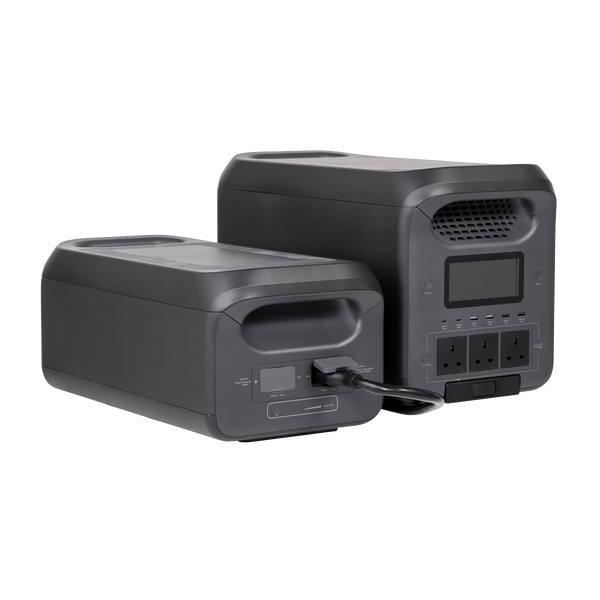 SEALEY DL182 Dellonda Portable Power Station 3000W & Battery Expansion Pack 2560Wh