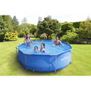 Dellonda DL19  Steel Frame Round Swimming Pool & Filter Pump 10ft - Blue