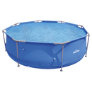 Dellonda DL19  Steel Frame Round Swimming Pool & Filter Pump 10ft - Blue