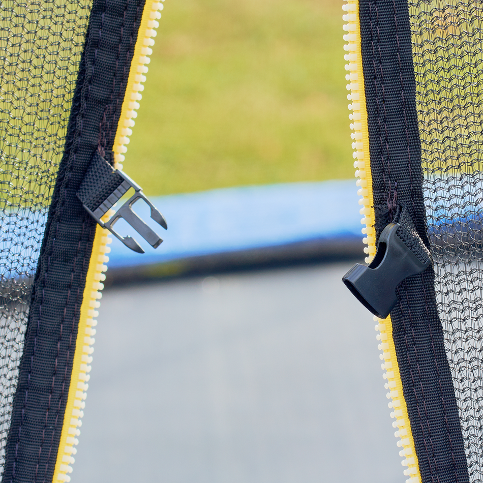 Dellonda DL69  Heavy-Duty Outdoor Trampoline with Safety Enclosure Net 12ft