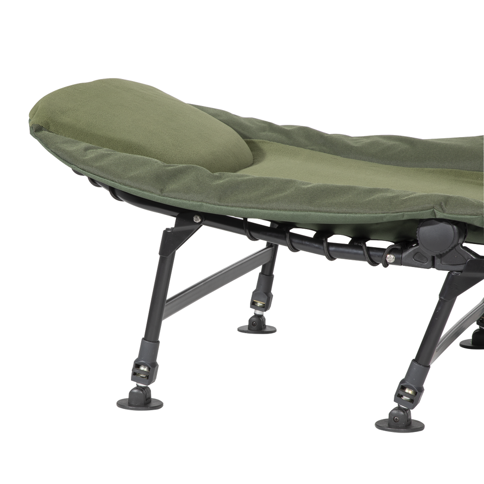 Dellonda DL77  Adjustable Bedchair with Fleece Mattress & Pillow