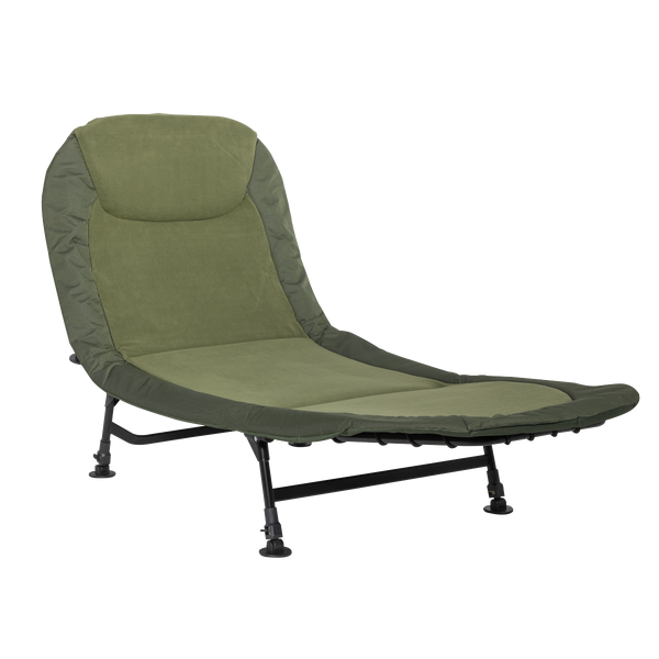 Sealey DL77 Dellonda Adjustable Bedchair with Fleece Mattress & Pillow