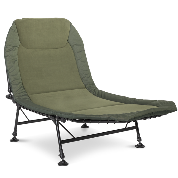 Sealey DL78 Dellonda Adjustable Bedchair with Fleece Mattress & Pillow