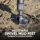 Dellonda DL78  Adjustable Bedchair with Fleece Mattress & Pillow