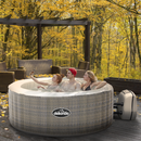 Dellonda DL91  4-6 Person Inflatable Hot Tub/Spa with Smart Pump - Rattan Effect