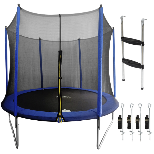 Sealey DL94 Dellonda Heavy-Duty Outdoor Trampoline with Safety Enclosure Net, Anchors & Ladder 10ft