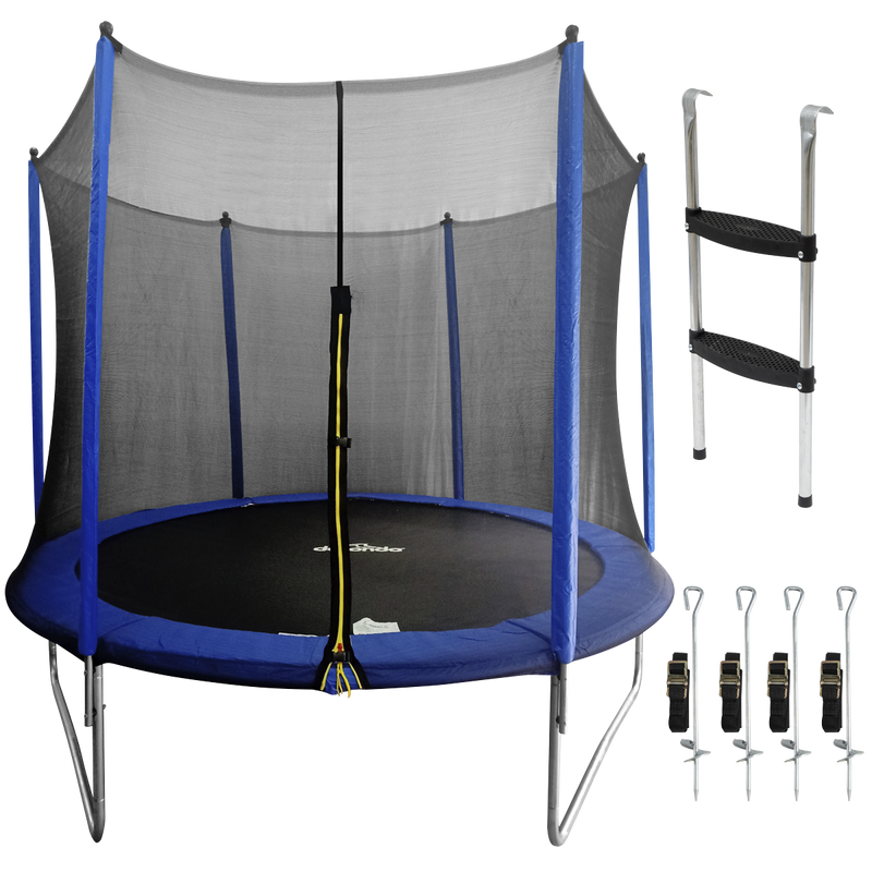 Sealey DL94 Dellonda Heavy-Duty Outdoor Trampoline with Safety Enclosure Net, Anchors & Ladder 10ft