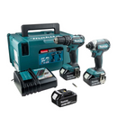 Makita DLX2283T3J 18V Brushless Combi Drill & Impact Driver Twin Kit