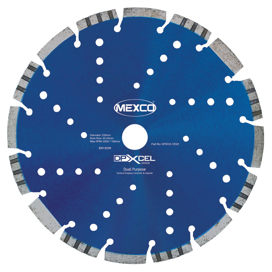 Mexco DPXCEL23022 230MM DUAL PURPOSE ABRASIVE XCEL GRADE