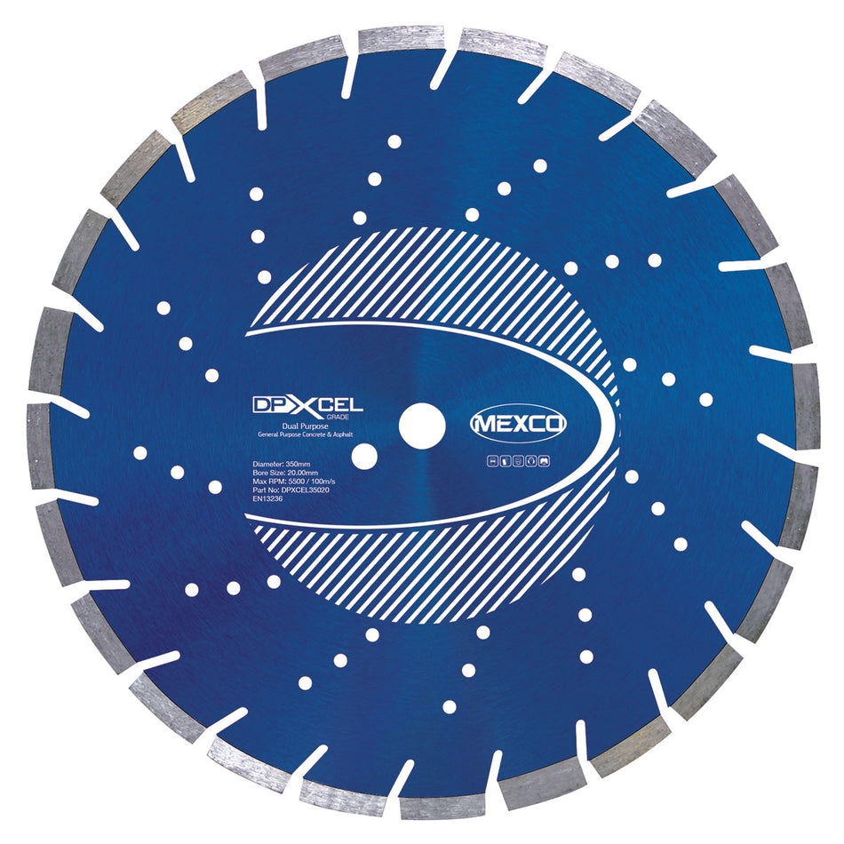 Mexco DPXCEL35020 350MM DUAL PURPOSE ABRASIVE XCEL GRADE