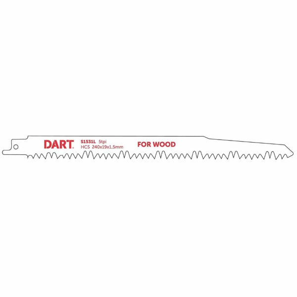 DART DRB51  S1531L Wood Cutting Reciprocating Blade Pk 5