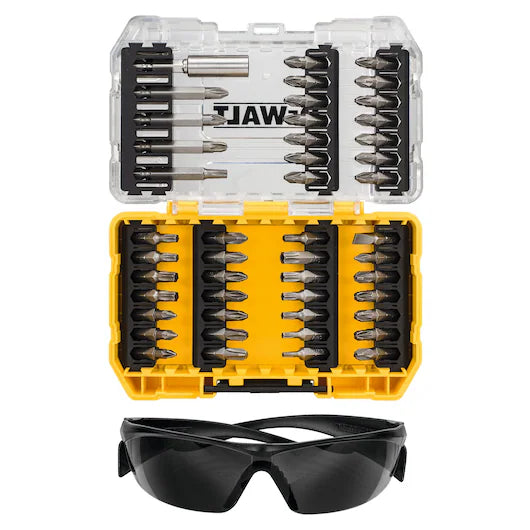 DeWalt DT70703-QZ Screwdriving Set & Safety Glasses (47 pc)