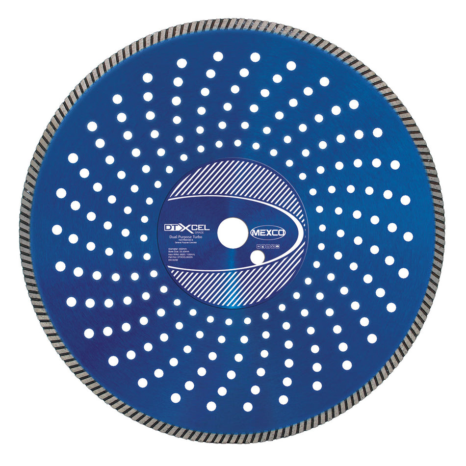 Mexco DTXCEL35020 350MM DIAMOND BLADE DUAL PURPOSE-TURBO DTXCEL