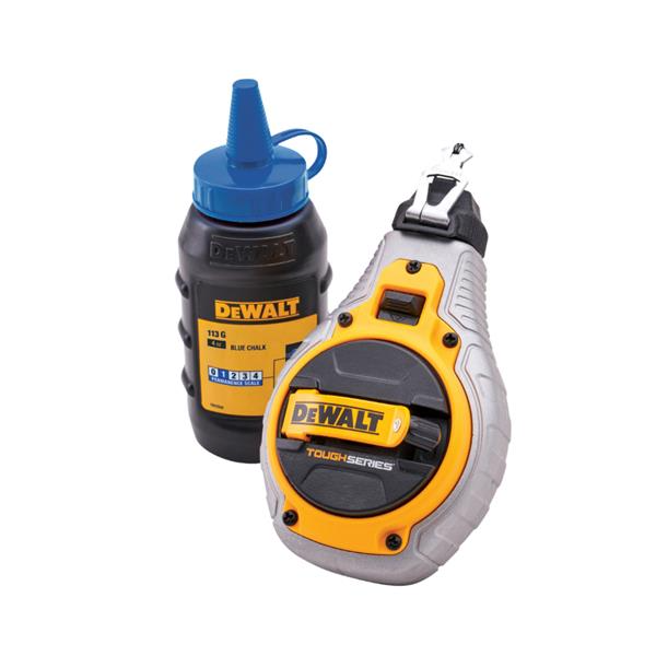 DeWalt DWHT48304-P 6:1 Gear Ratio Chalk Reel with Blue Chalk