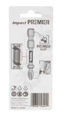 Makita E-03274 Torsion screw bit Impact Premier, PH2, 50 mm, 1/4", 2 pcs