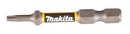 Makita E-03327 Torsion screw bit Impact Premier, T10, 50 mm, 1/4", 2 pcs