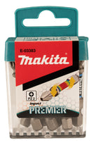 Makita E-03383 Torsion screw bit set Impact Premier, PZ2, 50 mm, 1/4", 10 pcs