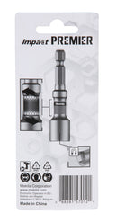 Makita E-03464 Torsion Mag nutsetter Impact Premier, Hex 8 x 65 mm, 1/4"